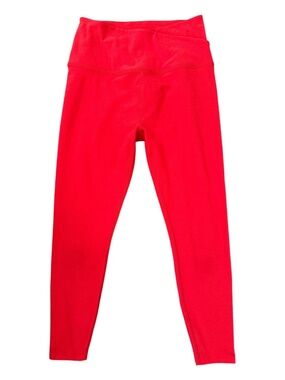 Beyond Yoga Spacedye At Your Leisure High Waisted Midi Legging in Red - Large In